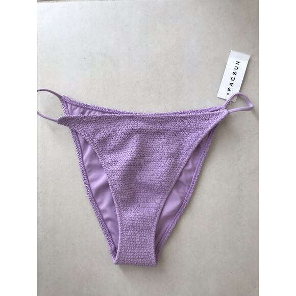 L.A. Hearts by PacSun String Bikini Bottom Ribbed Knit - Picture 1 of 6